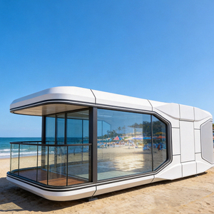 Low Cost Modular Container <strong>House</strong> with Luxury Modern Design Smart Control System Intelligent Entry Door for School Use - Product Image 1