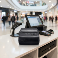 Impresora Térmica de Recibos Inalámbrica POS de 58 mm y 2 Pulgadas con Puerto USB COM, Mini Impresora Portátil en Existencia, Compatible con iOS y Android