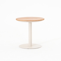 Ensemble bistrot de jardin de luxe pour hôtel, mobilier de balcon extérieur, table et chaises de jardin avec structure en aluminium
