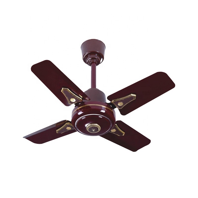 Eurotech Top Selling Metro Ceiling Fan 4 Metal Blades with Remote Control 24 Inch Ceiling Fan air Cooling Homestead Ceiling Fan