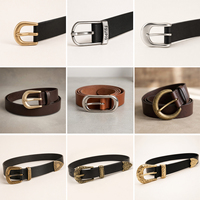 Boucles de ceinture pour hommes d'affaires, logo gravé sur mesure, alliage de zinc, métal résistant à la rouille, anti-rayures, pour ceinture en cuir