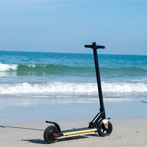 Trottinette électrique à deux roues, 300w, pour adulte, batterie au Lithium, 8 pouces, hybride, couleur jaune, à bas prix, livraison directe - Product Image 4