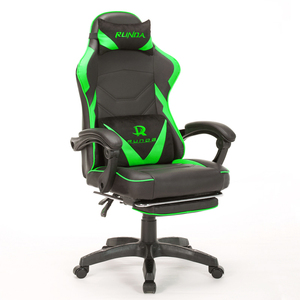 Runda製 フットレスト付き 回転式冷却機能搭載 カスタマイズ可能ファブリック ゲーミング回転チェア 合成皮革PVC製 - Product Image 2