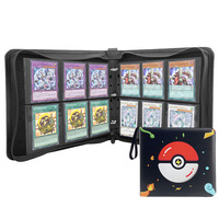 Modernqiu Vente en gros Classeur de cartes TCG à 6 pochettes avec logo personnalisé, en cuir PU anti-poussière, album de cartes professionnel