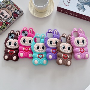Funda de Silicona 3D con Dibujos Animados para iPhone 15 <span class=keywords><strong>Pro</strong></span> Max - Product Image 2