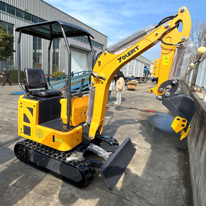 Mini-excavatrice sur chenilles fiable de 1,2T avec cage de sécurité ROPS FOPS et auvent pour la protection du conducteur – Matériel de construction - Product Image 3