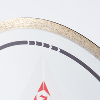Lame de scie diamantée de 12 pouces, disque de coupe humide pour carreaux de céramique et de porcelaine, disque de coupe diamanté à bord continu, coupe lisse sans éclats
