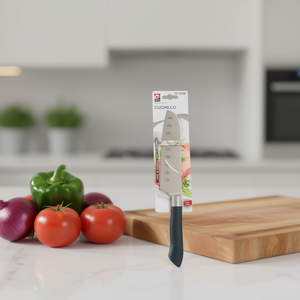 Japanese Sword Cuchillo 6.3 Inch Chef Knife Black Handle Kitchen Knife - Product Image 2