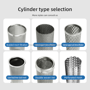 Lọc khí, lọc chất lỏng, lọc dầu, lọc nước, lọc không khí 120 180 250 300 micron, lưới lọc thép không gỉ, ống lọc lưới, lưới lọc dây - Product Image 5
