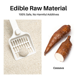 OEM nhà máy trực tiếp kiểm soát mùi ngô và sắn mèo xả rác với sự hấp thụ nước mạnh mẽ Flushable tính năng thành phần tự nhiên - Product Image 3