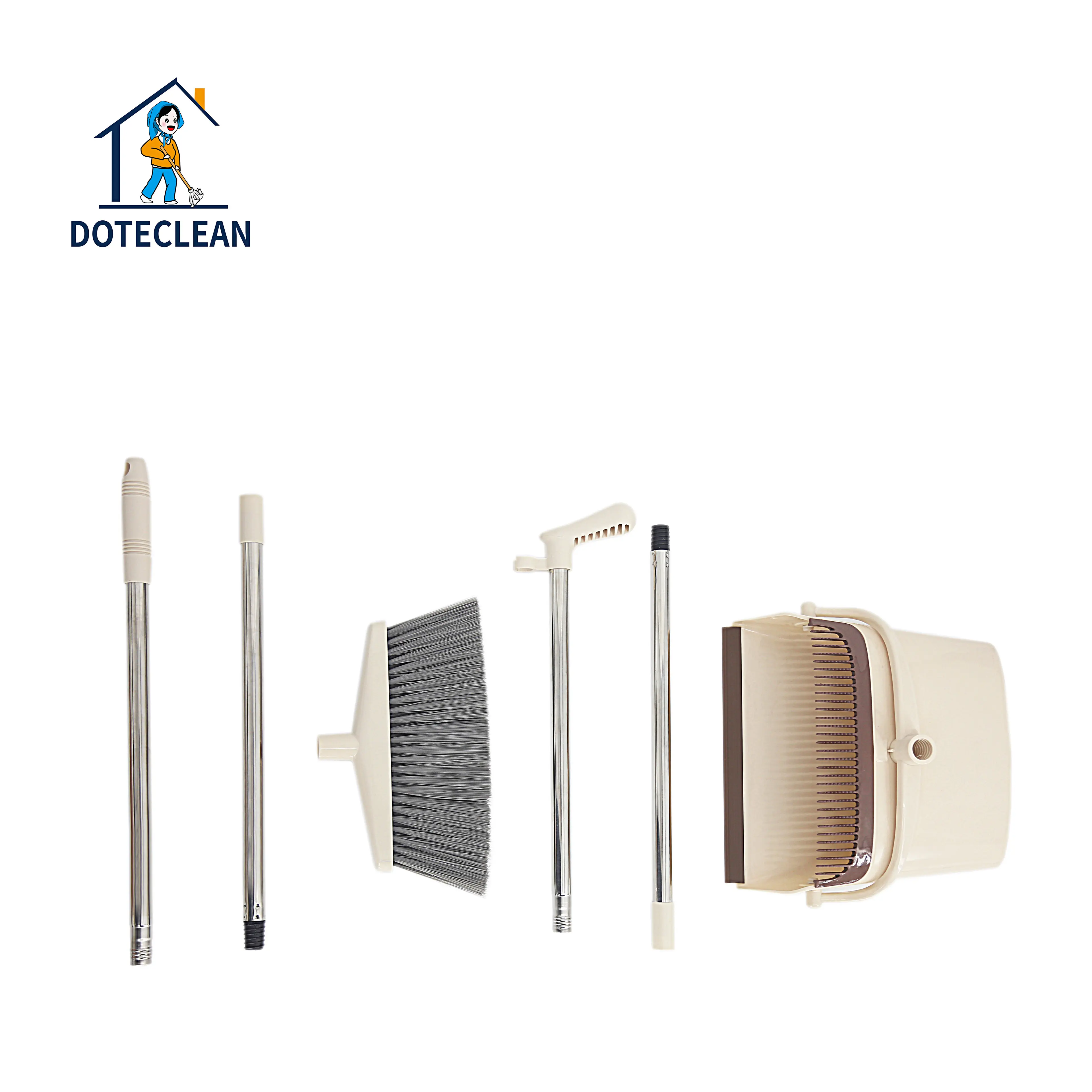 Đứng Dọc Thiết Kế Dustpan Và Gấp Quét Chổi Nhựa Hộ Gia Đình Làm Sạch Chổi Dustpan Set-2 Ba Lan