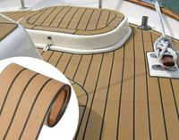 Tapis de sol extérieur pour yacht WYC moderne, lisse, étanche, antidérapant et résistant aux UV en PVC