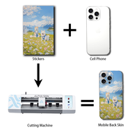 Funda Protectora Universal de TPU para Teléfono, Película Protectora Personalizable con Impresión, Adhesivo para Teléfono Móvil, Plotter de Corte