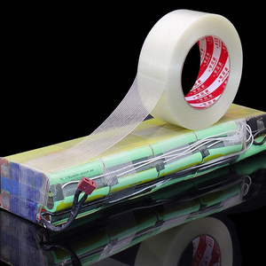 Ruban adhésif droit en fibre de verre renforcé, imperméable, de qualité supérieure, à usage industriel, pour emballage et cerclage. - Product Image 4