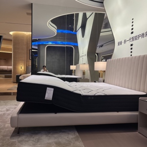 <span class=keywords><strong>Matelas</strong></span> intelligent King Size durable avec massage et chauffage, en tissu tricoté et mousse, technologie de sommeil avancée pour les couples - Product Image 3