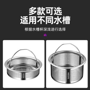 Crépine de vidange universelle en acier inoxydable 304 anti-colmatage pour évier de cuisine, paniers à légumes et vaisselle - Product Image 5
