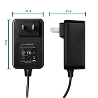 Adaptateur secteur universel portable 36W, norme américaine 12V 2A, chargeur mural pour appareils électroniques portables