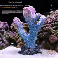 Décoration d'aquarium marin de roche de récif de corail en céramique de fonction artificielle de résine de haute qualité