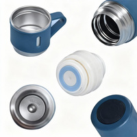 Coffret Cadeau Personnalisé pour Entreprise : Mug de Voyage, Bouteille d'Eau d'Extérieur, Bouteille Isotherme en Acier Inoxydable 304 avec 3 Couvercles