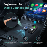 Adaptateur sans fil Ottocast U2Air Neo 2-en-1 CarPlay Android Auto, réconnexion automatique, Bluetooth 5.4 à une touche, CE FCC, agent de marque, vente en gros