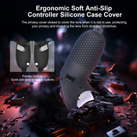 Kit d'accessoires pour casque de réalité virtuelle tout-en-un, étui transparent, anti-poussière, couverture de confidentialité portable, coussin facial en silicone pour manette de jeu