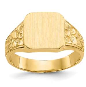Anillos Personalizados de Acero Inoxidable 316L con Grabado, Chapados en Oro de 18k, Joyería de Moda, Venta Especial - Product Image 1