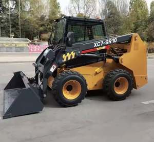 Chargeur compact XC7-SR10, capacité nominale de 1 tonne, levage radial, puissant moteur Yanmar, chargeur compact robuste, version mondiale - Product Image 1