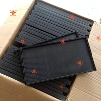 Neuer PP-Kunststoff Bienenrahmen 9,1 Zoll mit Grundzellen für Langstroth Deep Box Schwarze Bienenstockrahmen