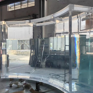 사용자 정의 아크릴 수족관 자이언트 아크릴 수족관 초대형 및 명확한 주문 제작 아크릴 수족관, 바닷물 수족관 @ - Product Image 1