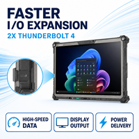 Tablet PC Getac F120 Totalmente Resistente Copilot Plus, Intel Core Ultra, Pantalla Táctil de 12.2 Pulgadas Legible Bajo la Luz Solar