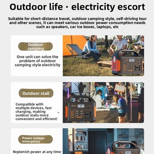 300W Portable Power Station Outdoor <b>Mobile</b> Energy Storage 110V 220V Backup Supply Camping Emergency <b>Generator</b> 300 Sine Wave Powe - Product Image 4