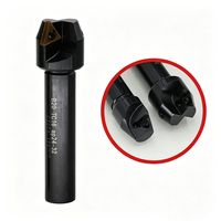 TAIRAY B15 B30 B45 TC16 Indexable Chamfer Cutter Baja Karbon untuk Sisipan Karbida Alat Penggilingan Alat Chamfering Mesin Pusat