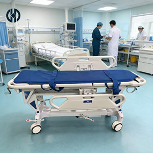 Medisch-klinische transportwagen met wielen, transportbrancard voor de afdeling spoedgevallen van het ziekenhuis - Product Image 1