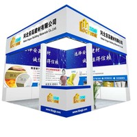 Stand d'exposition modulaire pour salons professionnels 6x12 Impression par sublimation thermique Design personnalisable