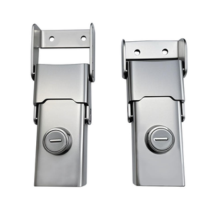 Caja Lateral de Acero Inoxidable para Motocicleta, Caja de Herramientas, Candado de Seguridad, Pestillo de Palanca - Product Image 1