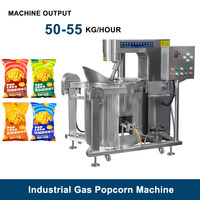 Chine Entièrement Automatique Grande Machine Industrielle à Gaz Électrique pour Popcorn au Caramel, Prix