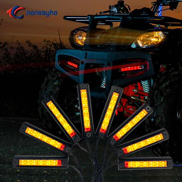 LED Rock Lights,8 pods RGB Color Rock Lights,The Underglow Lights with IP68 Waterproof for ATV Car Truck SUV Boat
