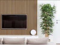 Panneaux Acoustiques en Polyester avec Noyau MDF, Design Moderne pour Appartement et École, 47.24''x23.62'', Auto-adhésifs, 3D, Étanche, Écologique, Total