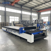 CORAL CRL-12025AD Máquina de Corte Láser de Fibra de Gran Formato de 30000W para Riel de Suelo, Cortadora CNC de Chapa Metálica 12M 14M