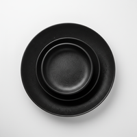 Assiette creuse ronde en céramique pour pâtes, spaghetti, soupes, salades et desserts – Vaisselle de restaurant