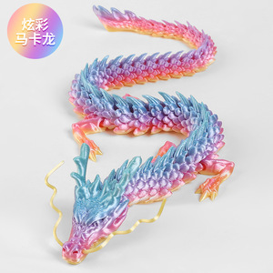 Figura de Dragón Chino Impresa en 3D, Articulada, Juguete Coleccionable, Regalo Artesanal para Niños y Niñas - Product Image 6