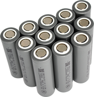 Batterie cylindrique rechargeable Li-ion Jionsun 21700 50E 3.6V 5000mAh à haute densité énergétique pour batterie externe DIY