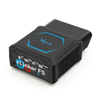 Adaptador OBD Vgate Vlinker FS Inalámbrico OBD 2 ECU Programación Conector OBD profesional Herramienta de escaneo de diagnóstico