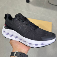 Chaussures de course sur route minimalistes pour hommes, baskets légères et respirantes en tissu mesh, à lacets, pour la course sur piste et le trail