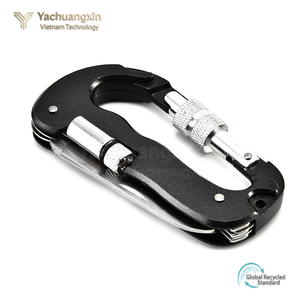 Multifunctional Portable Foldable Stainless Steel Waterproof Carabiner Buckle Knife Screwdriver Camping Climbing Casual Outdoor - Product Image 3