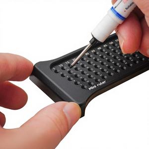 Règle de traçage pour charpentier, <span class=keywords><strong>équerre</strong></span> de marquage de ligne en alliage d'aluminium, outil de marquage MiniR MG0-AL0-0152-BL - Product Image 1