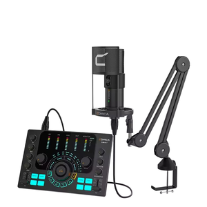 ADCaster C2 Pro 48kHz/24bit Entrada Dual XLR, Audio Externo PCI para Podcast, Streaming y Grabación con 5.3 <span class=keywords><strong>Auto</strong></span> Tune y 6 Reverbs - Product Image 3