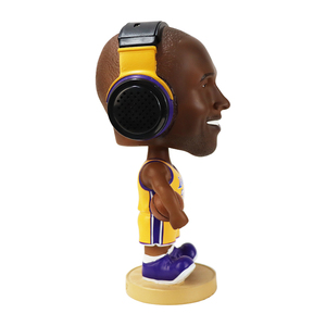 Cầu Thủ Bóng rổ nổi tiếng thế giới ngôi sao <span class=keywords><strong>bobblehead</strong></span> sáng tạo đeo tai nghe lưu niệm tượng trang trí máy tính để bàn - Product Image 3