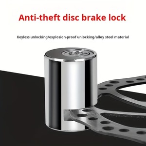 Mini Lucchetto Antifurto per Freno a Disco, Serratura di Sicurezza per Bicicletta, Lucchetto Impermeabile per Moto, Accessori per Ruote - Product Image 1