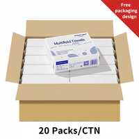 Serviettes en papier pliées en Z super absorbantes, en pâte de bois vierge, résistantes à la déchirure, compatibles avec les distributeurs